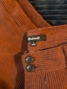 Madewell women’s Burnt Orange Corduroy Pants